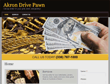 Tablet Screenshot of akrondrivepawn.com